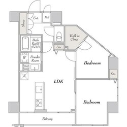 MYRIA　RESIDENCE　Komagomeの物件間取画像